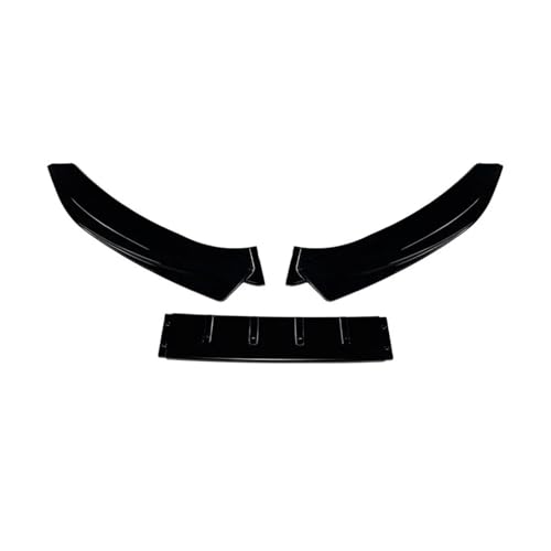 Garniture canard becquets avant noir laqué pour sublimer votre Audi A5 Sline