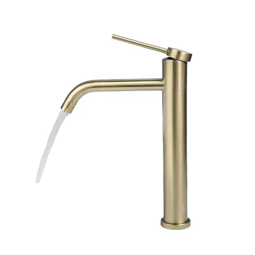 Grifo mezclador de baño sin salpicaduras para lavabo de encimera 4