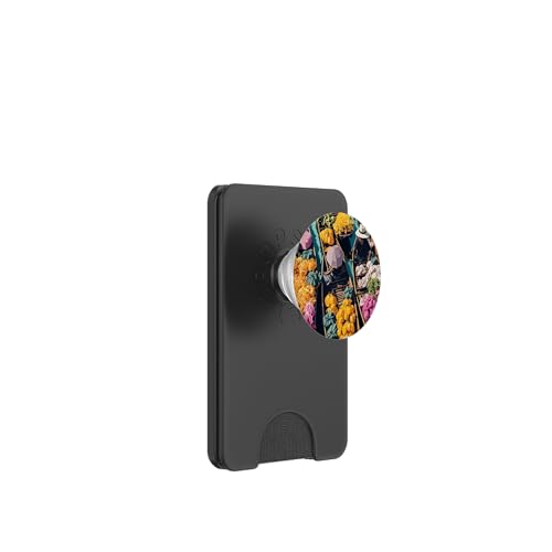 Traveler Backpacker Wander Floating Market Bangkok Thailand PopSockets PopWallet for MagSafe
