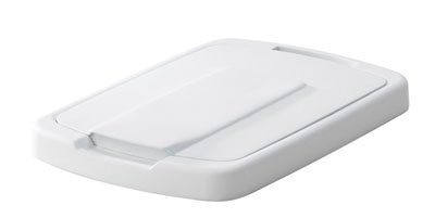 35 qt White Waste Bin Lids