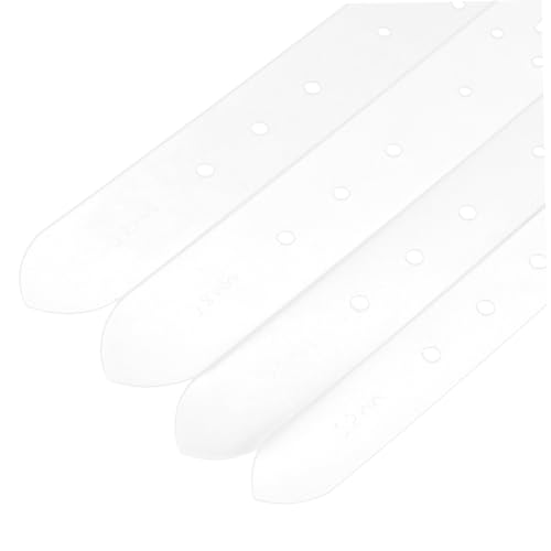 STOBOK 20 Unidades Placa de posicionamento de perfuração de correia ferramentas de couro cintos cint