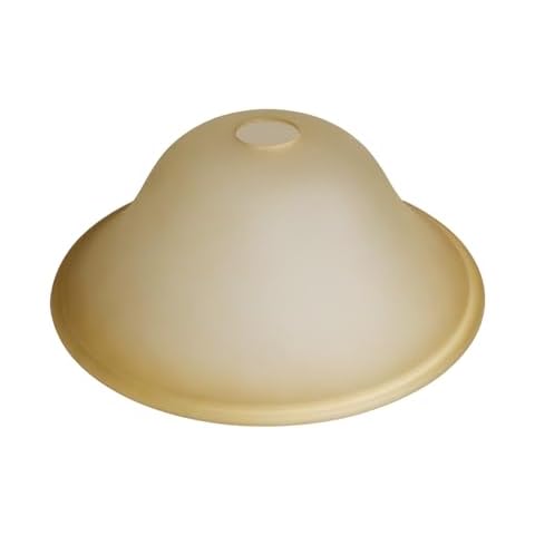 ALIYIQI Amber Glass Floor Lamp Shade Cover