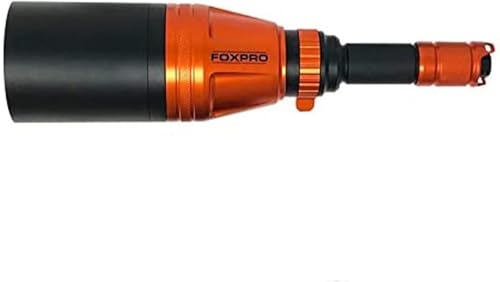 FOXPRO Gunfire Hunting Light, Handheld or Weapon-Mounted, with IR, White, and Green Illumination Options (No Red): GUNFIRE-G-W-IR