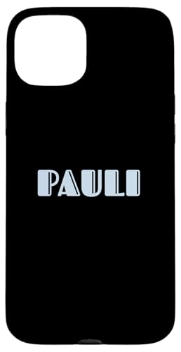 Elegant Pauli Vintage Art Deco Light Blue/Lavender Font �X�}�z�P�[�X iPhone 15 Plus �p