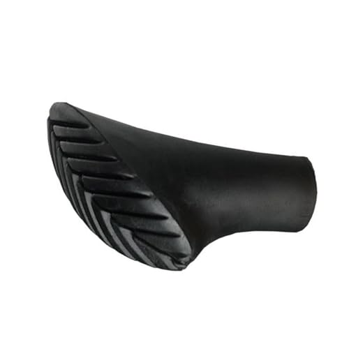 Haodream Bastón acolchado de goma, tapas de goma para trekking, caña de pescar de encaje, tapas intercambiables de punta para bastón de senderismo, cubiertas protectoras con punta antideslizante