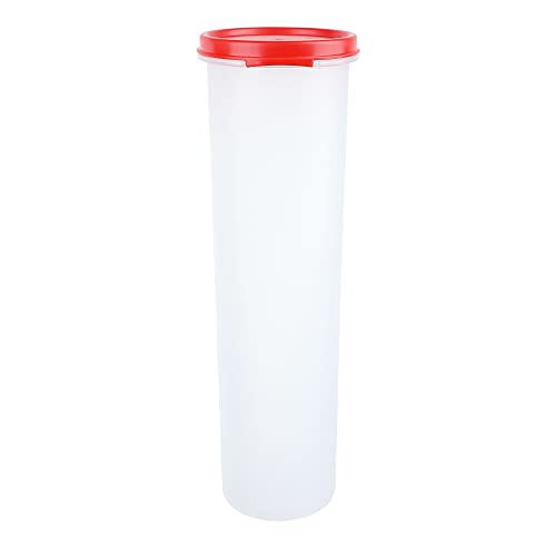 Image of Cutting EDGE Smart Slim Storage Airtight Container-Red,Set of 7 | Plastic material, size - 2x1.1L+3x585ml+2x250ml , pantry organization, pulses storage, grains storage, kitchen Storage