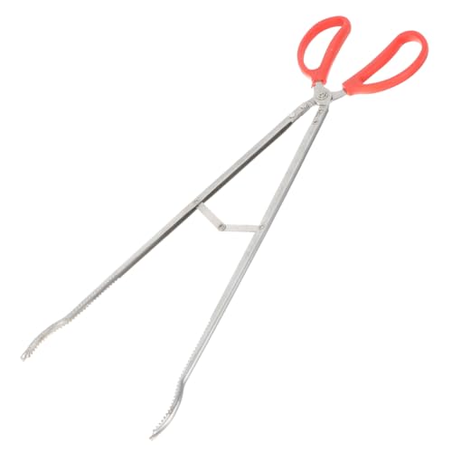 LABRIMP Pinzas Para Leña De Acero Inoxidable Resistentes Pinzas Largas Para Exteriores Herramientas Para Fogatas