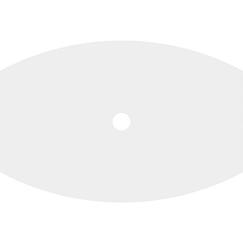 Image of Ekena Millwork CMP40X26KY-03000 Kailey Architectural Grade PVC Contemporary Urethane Ceiling Medallions 40 inchW x 26 5 /8 inchH x 3 inchID x 21 1 /2 inchC x 1 inchP