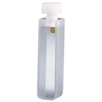 Paired Glass Cuvettes w/PTFE Stopper; Square, 10 mm, 3.5 mL, 2/Pk