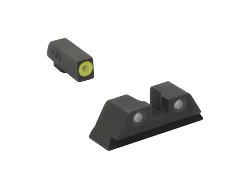 Mepro Hyper-Bright Tritium Pistol Sights for Glock