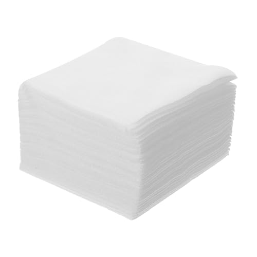 Healvian 200 piezas Unidades Almohadillas Desmaquillantes Faciales No Tejidas Suaves para Eliminar Maquillaje y Esmalte de Uñas Portátiles y Duraderas para Limpieza Facial Diaria