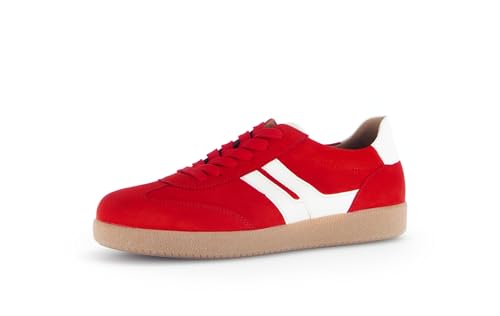 Gabor Damen Low-Top Sneaker, Frauen Halbschuhe,Best Fitting,straßenschuhe,Strassenschuhe,Freizeitschuhe,Turnschuhe,fire/Latte,39 EU / 6 UK