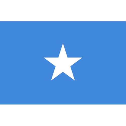 Drapeau Somalie (5 x 3.3 cm) - Sticker