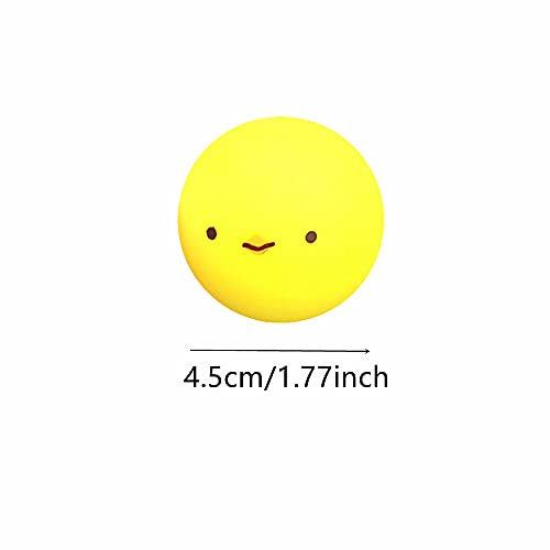 Squeeze Vent Ball Small Yellow Chicken Lovely Animal Slowly Rising Toys Glowing Stress Ball #TOP5
