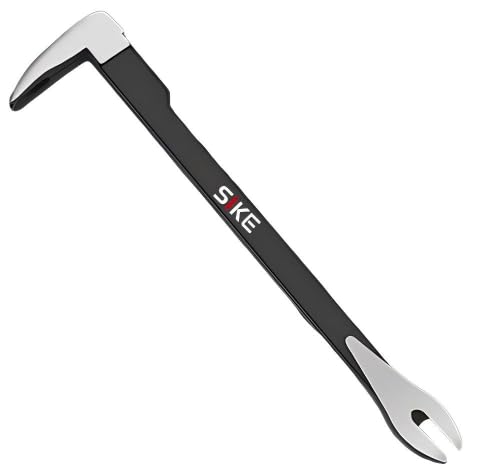 Pinpulux Pro Claw Nail Puller 10-Inch, Professional Puller Carbon Steel Pry Bar for Headless Nail Removal Thin Claw for Tight Spaces Maximum Leverage Demolition Tool for Woodworking and Demolition