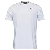 tennis herren 30 bundesliga Colorblocking Einsätze HEAD Herren Club 22 Tech Men\'s T-shirt Blusen T Shirts, Weiß, L EU