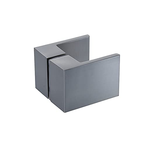 Poignée de porte en verre monotrou en alliage de zinc bouton de douche - 2