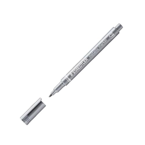 Staedtler Permanent Marker Round tip 1-2 mm 1 Marker Silver