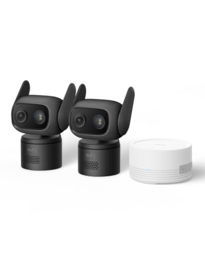 Image of eufy Security Indoor&Outdoor Camera C31,2-Pack with HomeBase Mini (64GB)