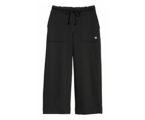 Pantalon de survêtement court Champion en coton doux pour femme active taille M couleur noir