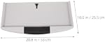 Kisangel 2 Sets Under Desk Keyboard Tray Sliding Hardware with Quick Setup Abs Material for Home and Shared