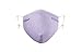 Produktbild Livinguard | PRO MASK | 3-lagige wiederverwendbare Gesichtsmaske | verstellbar, waschbar, bequem | Ersetzt bis zu 210 Einwegmasken (1x wöchentlich waschen) (M, Light Violet)
