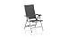 Produktbild KETTLER BasicPlus Padded Multipositionssessel, Silber/anthrazit, Alu/Textilene, 0301201-9000, verstellbare Rückenlehne