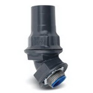 Thomas & Betts ST1/245-G PVC Coated Steel Non-Grounding Liquidtight 45 Degree Connector 1/2 Inch Ocal