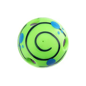 Image of M.J COMFY-LIFE Giggle Ball for Dogs – 13cm Interactive Wobble Toy with Playful Sound Chew-Resistant Ball for Small/Medium Dogs | Teeth Cleaning Boredom Relief (1PC)