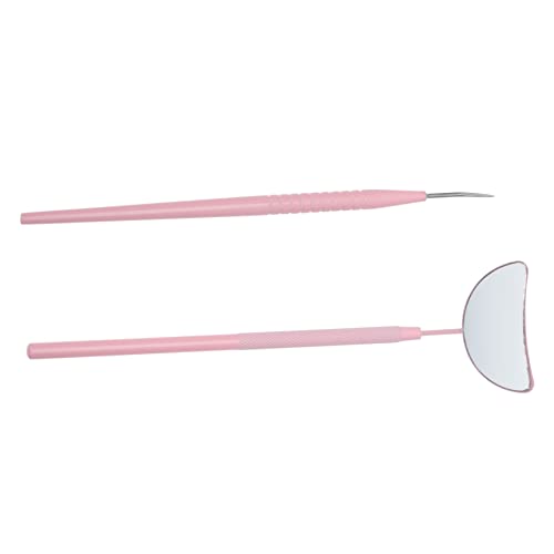 PLAFOPE Stainless Steel Eyelash Rod Lash Extension Assistant Tool Mirror for Beauty