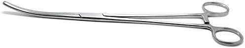 Apical Ultimate Hemostat Stainless Steel Self-Locking Straight & Curved Forceps, Ideal for Hobby Tools, Electronics, Fishing and Taxidermy