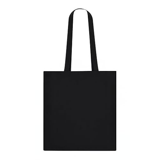 Genérico Juego de 2 Bolsas de Algodón Negras Reutilizables – Elegantes y Resistentes para Compras, Playa o Uso Diario – Asas Largas Reforzadas de 70cm y Capacidad de 7kg | Ya disponible en tu tienda friki favorita! En mundofriki.es!