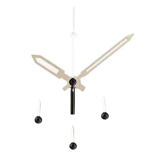 ATOMUSERLY 1 Juego de manecillas Reloj multifuncionales Luminosas Verdes for cronometraje y Segundos, compatibles con Movimiento Cuarzo VK63(2)