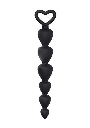 Shots Shots Toys - Silicone Anal Beads - Black