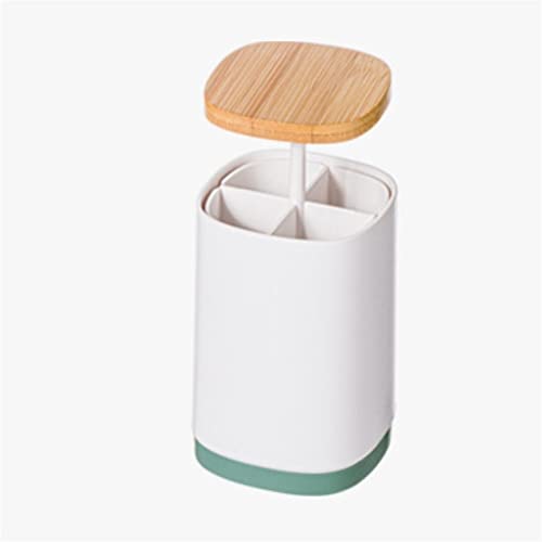 Boîte de rangement pour cure-dents automatique pop-up blanche en plastique pour table