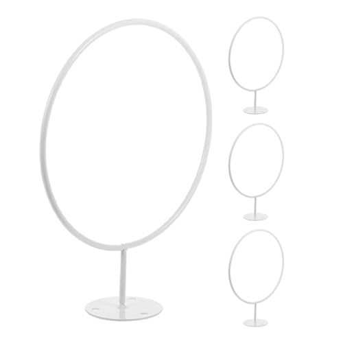 Soporte para Balones Deportivas de Pared, de Hierro 4 Piezas Blanco