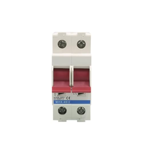 POWTAXBJGD MHX-40 1P 2P 3P Single Double Triple Poles Load Disconnection 40A 63A Manually Convert The Power MCB DIN Rail Isolating Switch(3p)
