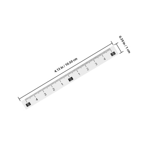 2 sets cinta métrica adhesiva métrica para banco de trabajo miniatura 2