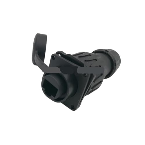 Conector RJ45 impermeable M24 IP67, adaptador Ethernet H24 estanco de rosca para intemperie