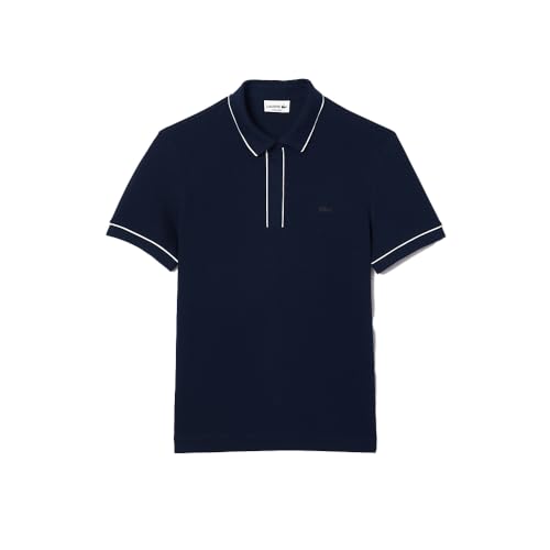 Lacoste Men's Essential Stretch Mini Pique Polo Navy, 5