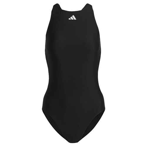 adidas Mujer Tape Swimsuit, Black/White, 36