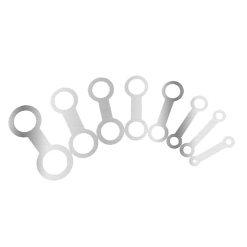 GALPADA 1 Set Alto Saxophone Steel Pads Replacement of Durable Leather Cushions for Alto Sax Repair Portable and Lightweight with Cardboard Backing for Tight Seals Silver