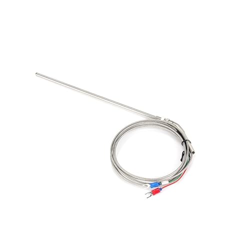 Termopar M8 tipo J para regular la temperatura en hornos artesanales con cable de 1m 4