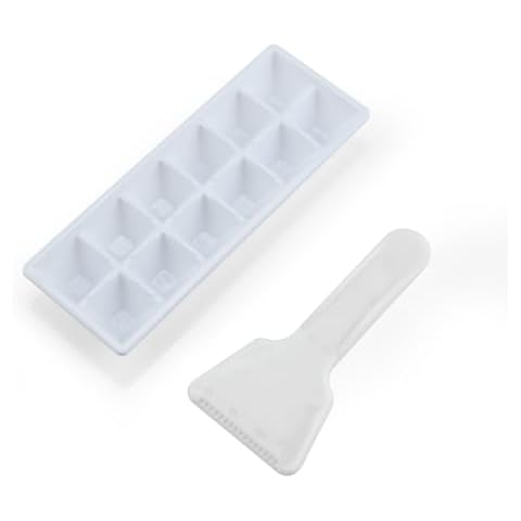 Anypro Ice Cube Tray for Freezer, Small Ice Cube Tray Crushed Ice Tray for Chilled Drinks Coffee Juice with Ice Shovel Cover