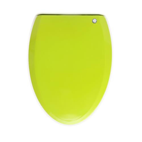 Siège de toilette à fermeture douce et freinée avec lunette antidérapante