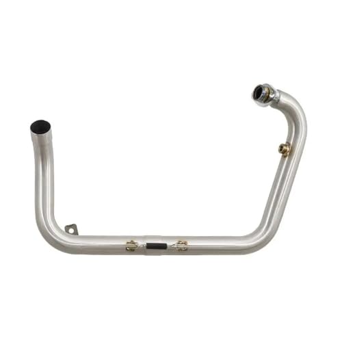 に適合するベネリ TNT 125 TNT 135 TNT125 TNT135用 バイク用エキゾーストフロントリンクパイプ エキゾーストマフラー ミドルパイプ チューブアダプターコネクター 排気管 マフラー 交換部品(カラー2)