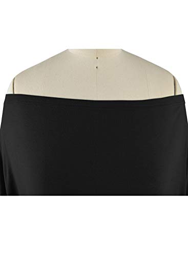 LEIYEE Womens Off Shoulder Tops Summer Casual Short Sleeve Front Twist Knot T Shirts Blouses4