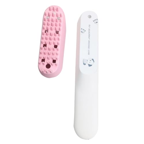 UPKOCH Massage Grooming Brush Self Cleaning Comb for Dogs Cats Portable Lightweight Easy to Multifunctional Hair Removal Relaxation Tool