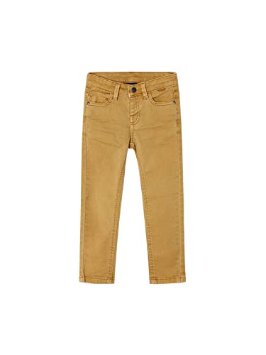 Mayoral Skinny Twill Pants for Boys Camel