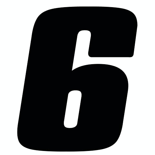 Dirt Digits DD53B-6 Black 5.5' High-Gloss...